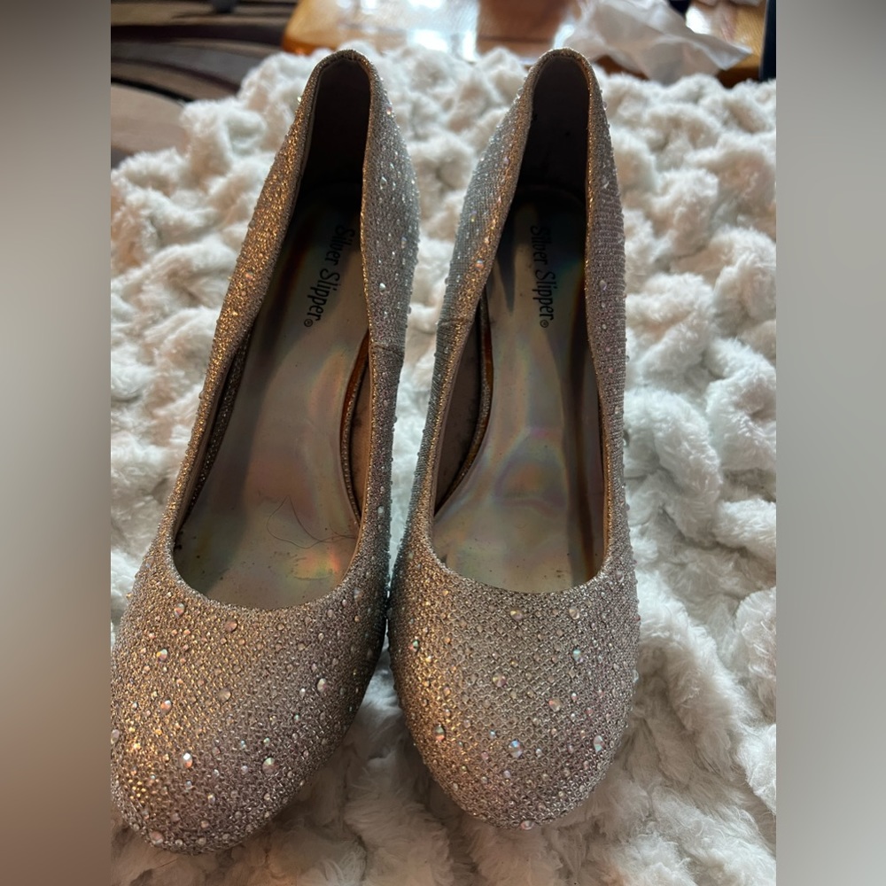 Women’s heels, worn around house